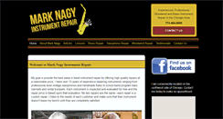 Desktop Screenshot of marknagyinstrumentrepair.com